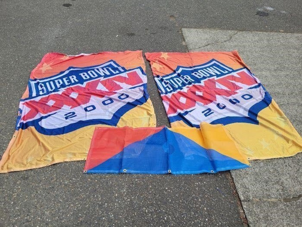 Super Bowl XXXIV Stadium Banner One Size Multi Color NFL Football 2000 NFL